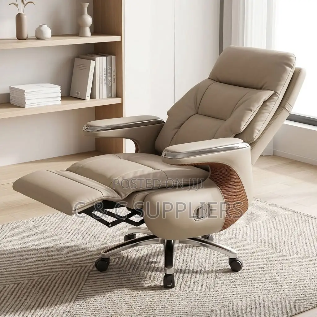 Office PU Leather Chair With Modern Armrest