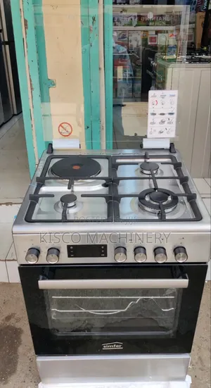 *SIMFER Cooker 60X60Cm 3Gas + 1 Electric. Inox Grey
