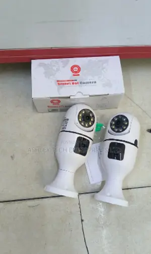 1Advanced V380 Dual Lens Bulb CCTV Camera