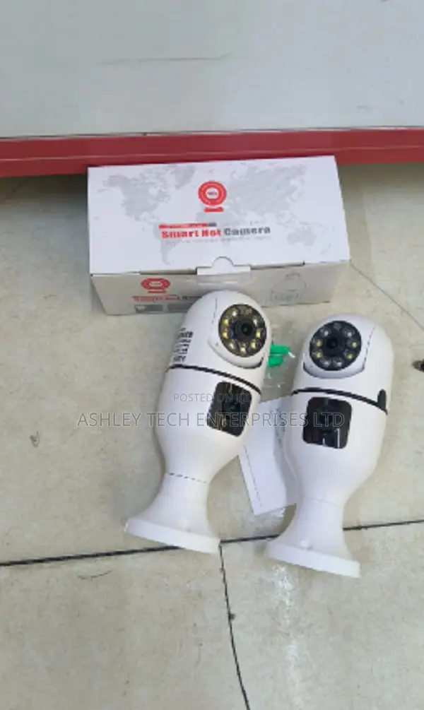 1Advanced V380 Dual Lens Bulb CCTV Camera