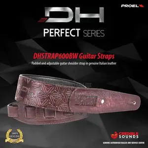 Proel DHSTRAP600BW Leather Guitar Strap