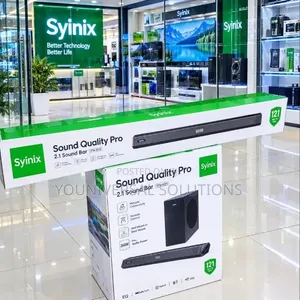 Syinix Soundbar
Model SYN-Q120
Bluetooth
USB/Sd