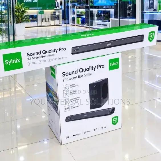 Syinix Soundbar
Model SYN-Q120
Bluetooth
USB/Sd - thumbnail 2