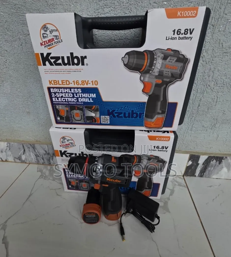 Rechargeable Kzubr 16.8V Brushless Cordless Drill