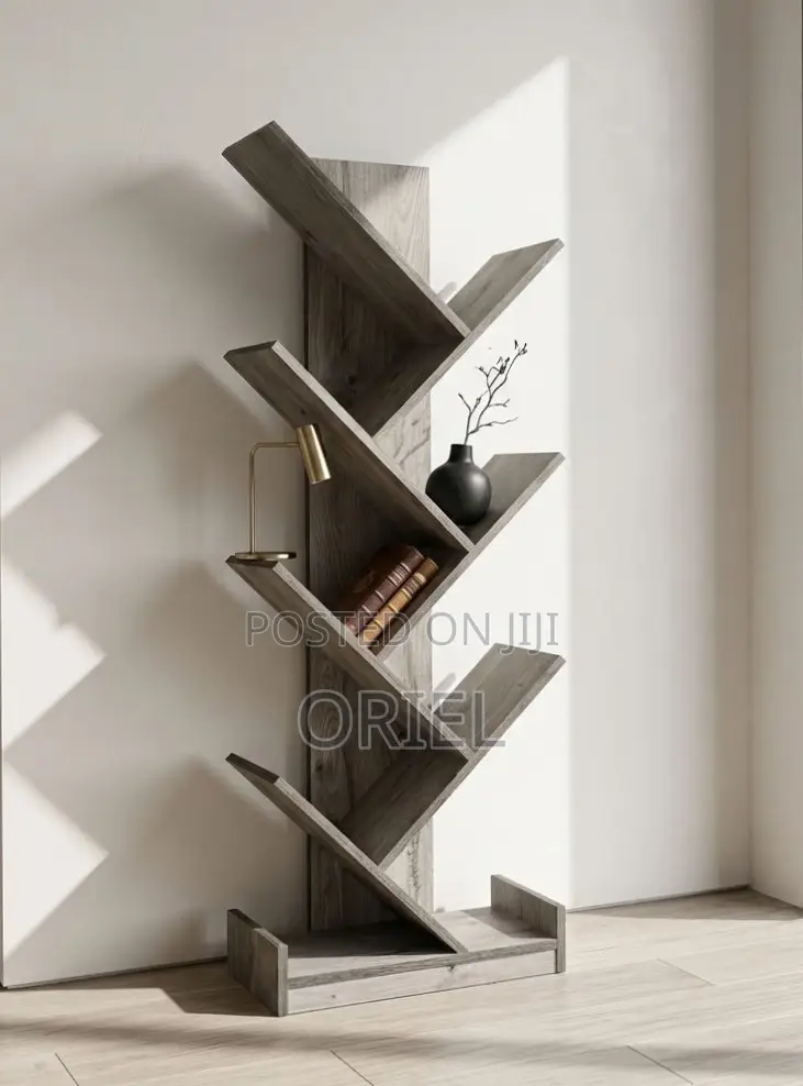 Offiec Bookshelf : Tree Shaped Wooden Office Bookshelf