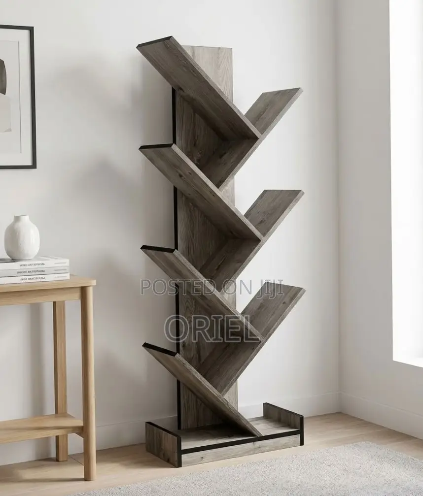 Offiec Bookshelf : Tree Shaped Wooden Office Bookshelf
