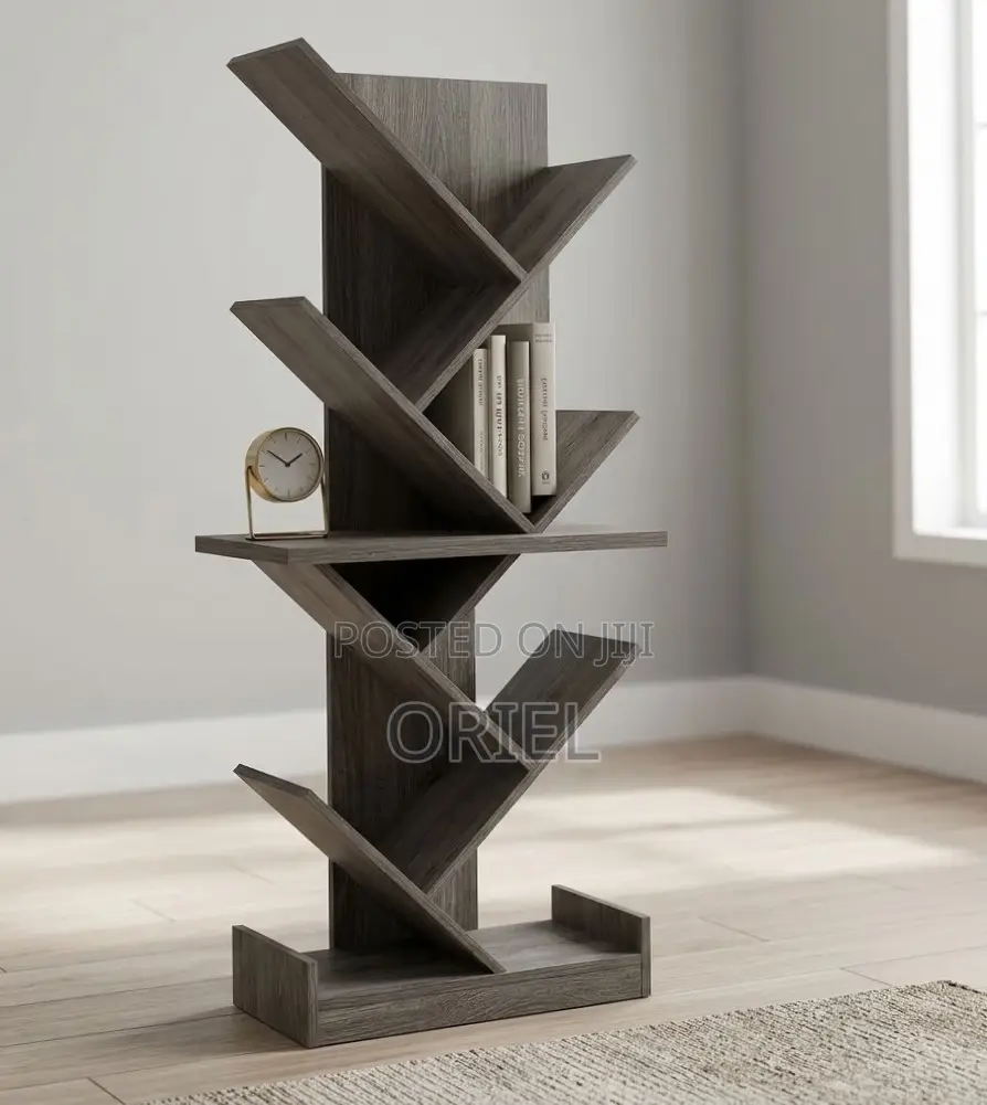 Offiec Bookshelf : Tree Shaped Wooden Office Bookshelf
