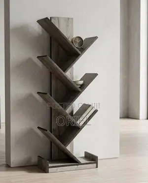 Offiec Bookshelf : Tree Shaped Wooden Office Bookshelf