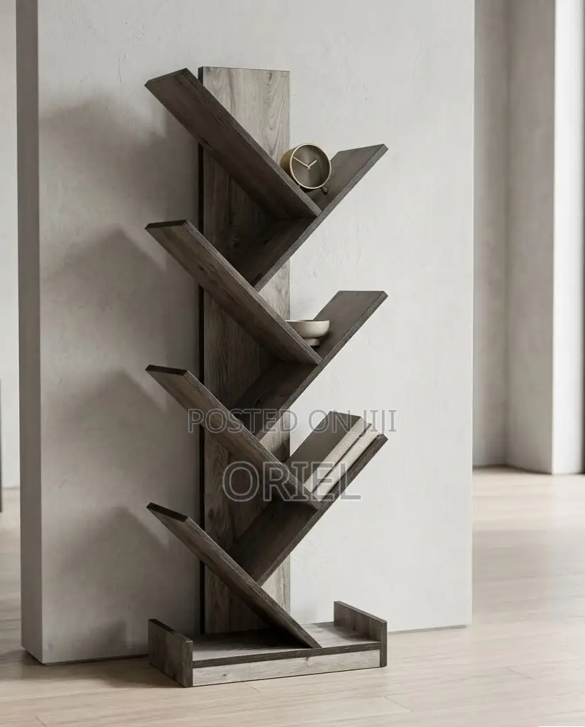 Offiec Bookshelf : Tree Shaped Wooden Office Bookshelf