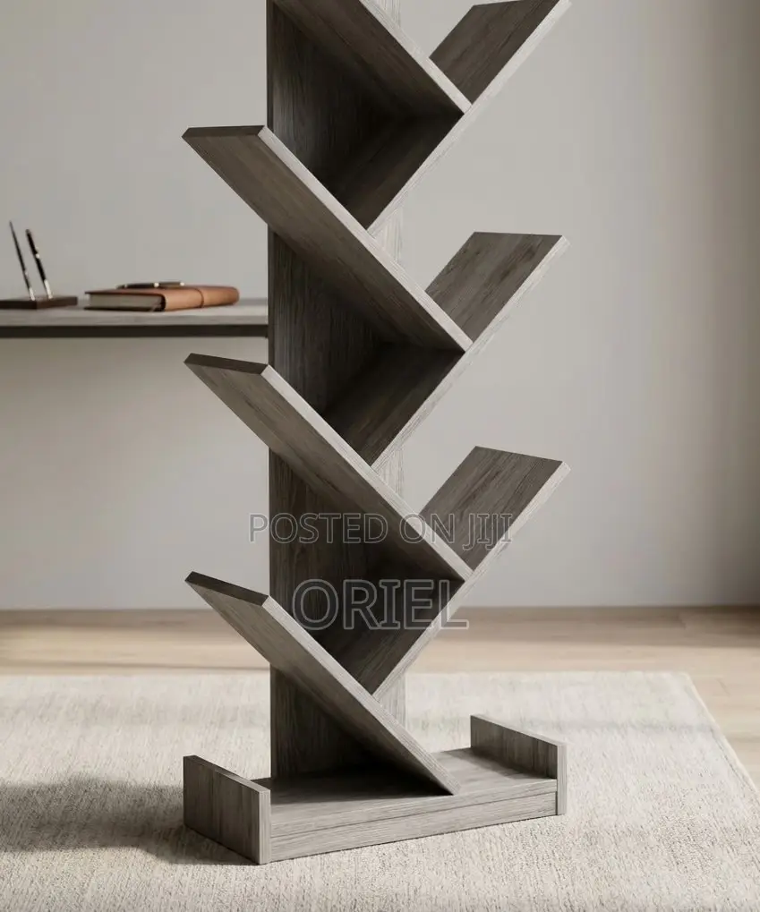 Offiec Bookshelf : Tree Shaped Wooden Office Bookshelf