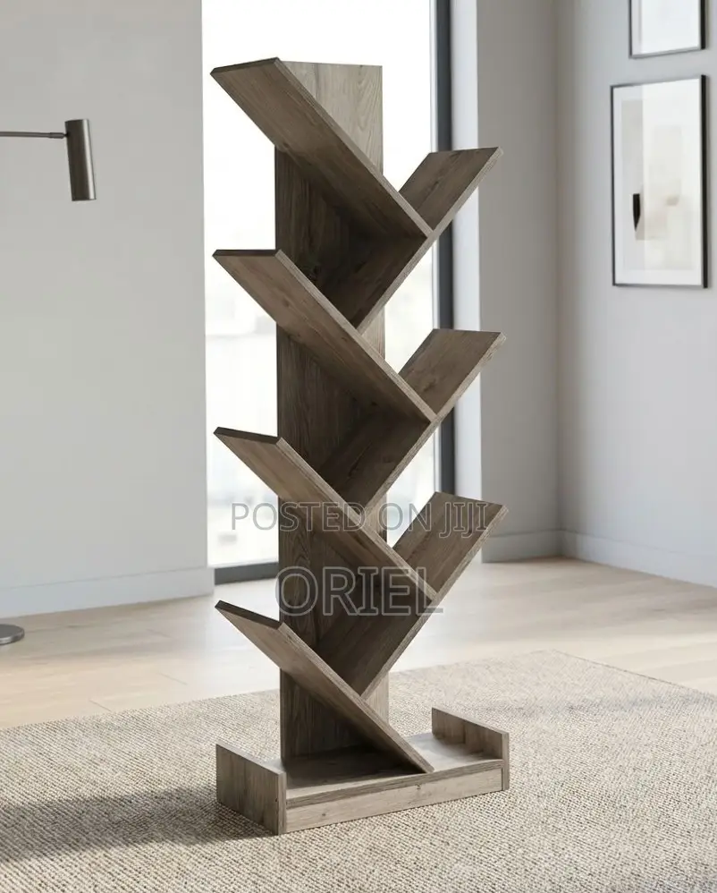 Offiec Bookshelf : Tree Shaped Wooden Office Bookshelf