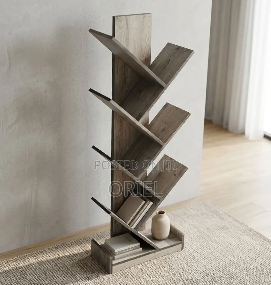 Offiec Bookshelf : Tree Shaped Wooden Office Bookshelf