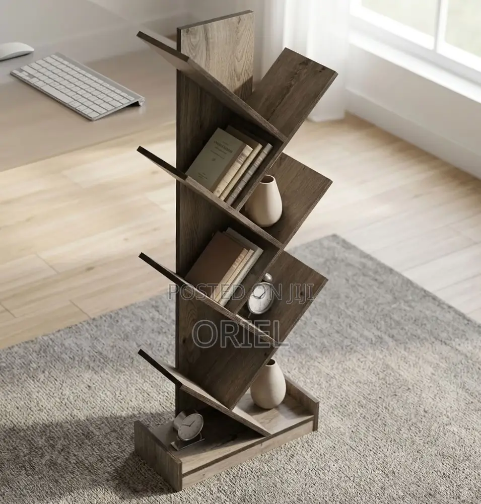 Offiec Bookshelf : Tree Shaped Wooden Office Bookshelf