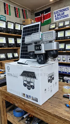 12MP 4G Solar PTZ Triple-Lens Security Camera With Floodlight,