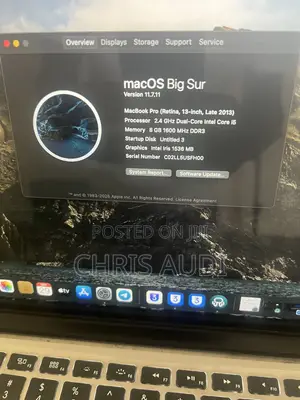 Laptop Apple MacBook Pro 8GB Intel Core i5 HDD+SSD 128GB