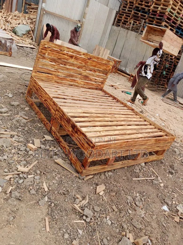 Wooden Pallet Bed