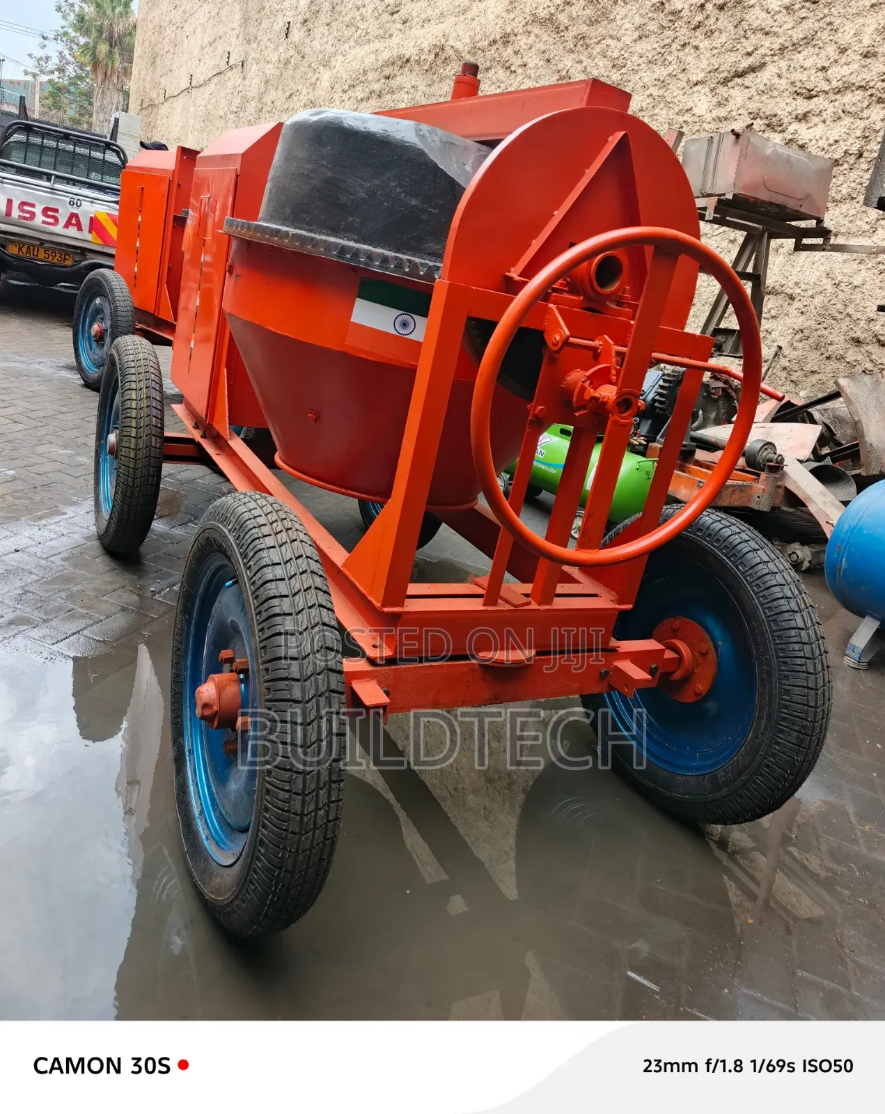 Commercial 500l Indian Concrete Mixer ( 6.5 HP)