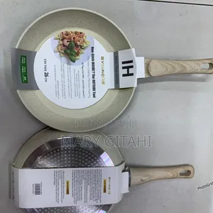 Non Stick Pan Available in Black Cream White