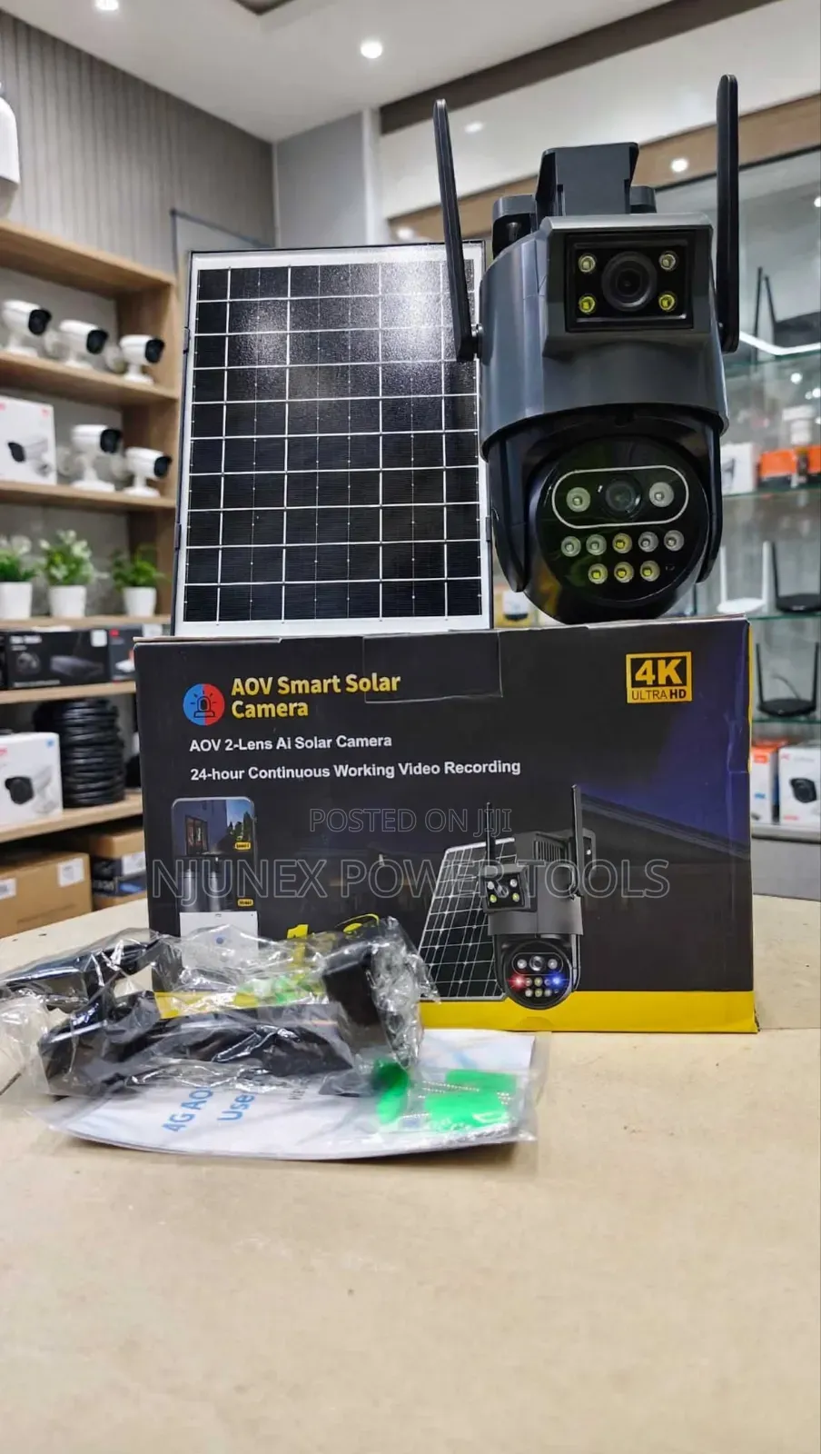 AOV 2-Lens AI Smart Solar Camera