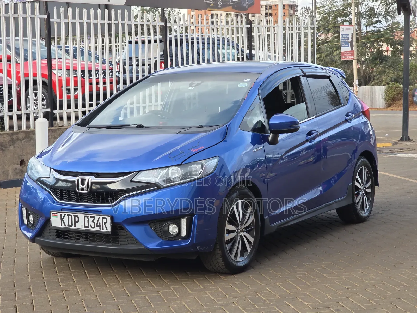 Honda Fit 2017 Blue