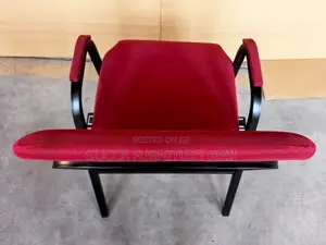 Modern Fabric Church Chair With Armrests