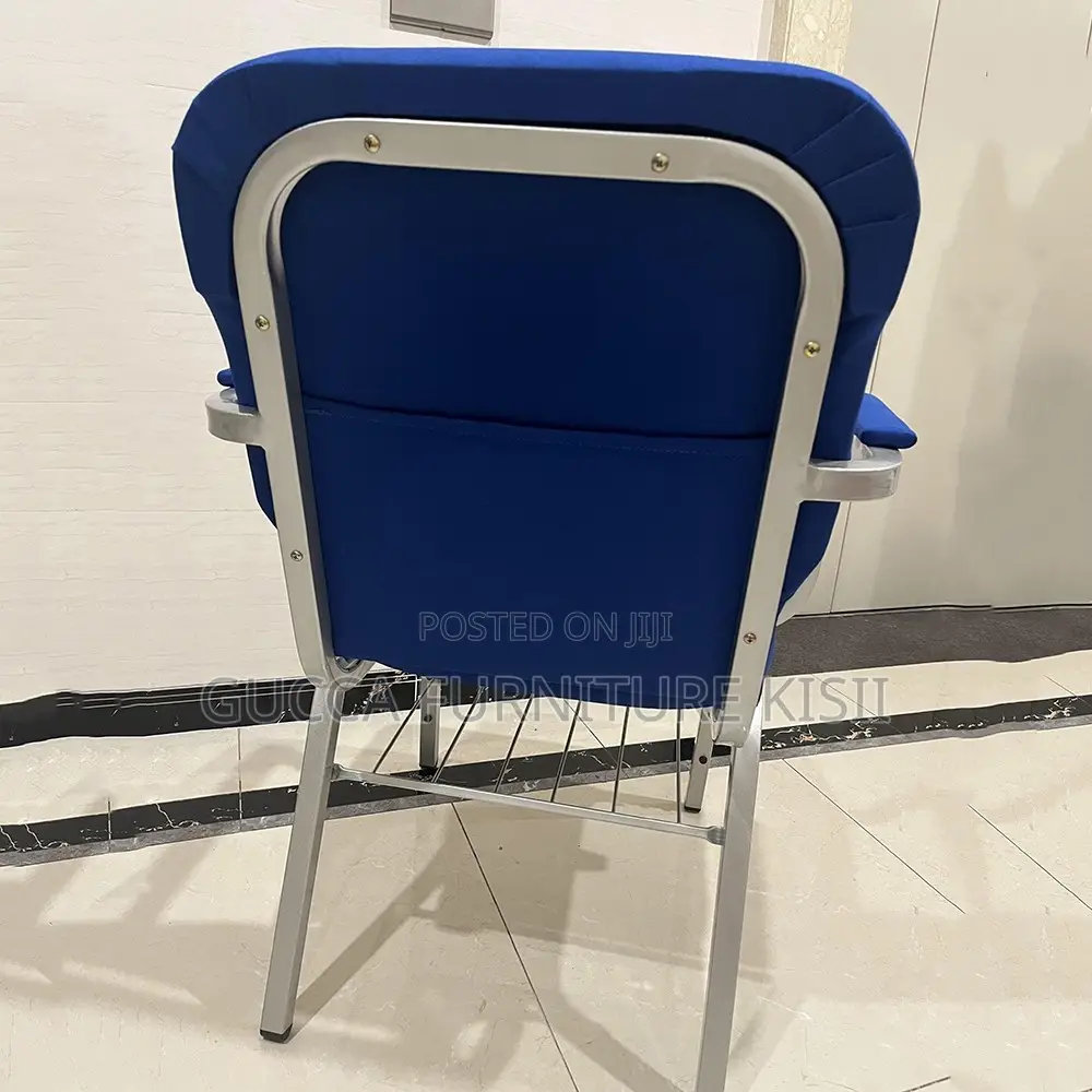 Modern Fabric Church Chair With Armrests