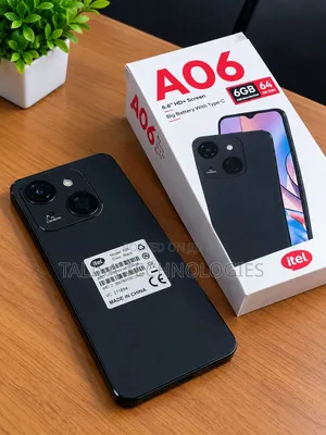 New Itel A06 64 GB Black