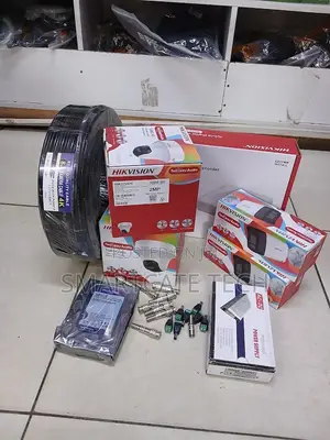 Hikvision 4CH Surveillance Kit 2 Dome 2 Bullet With Full Color Vision