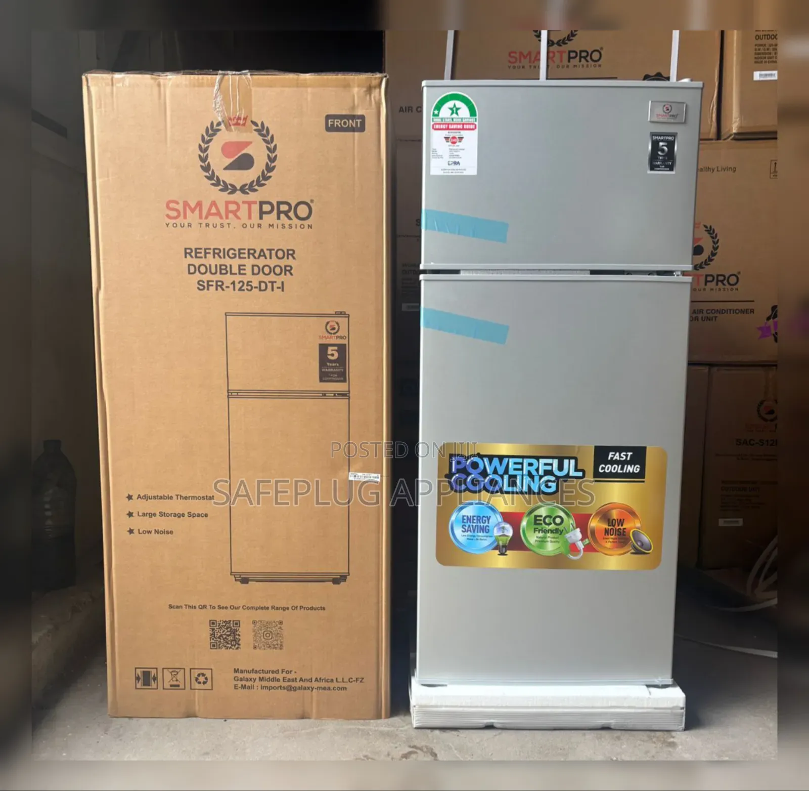 Smart Pro 95 Litres Double Door Top Freezer Refrigerator