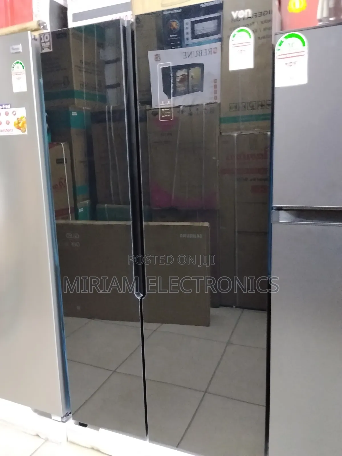 Von Side by Side VARZ 20NHK FRIDGE 442 LITRES BLACK