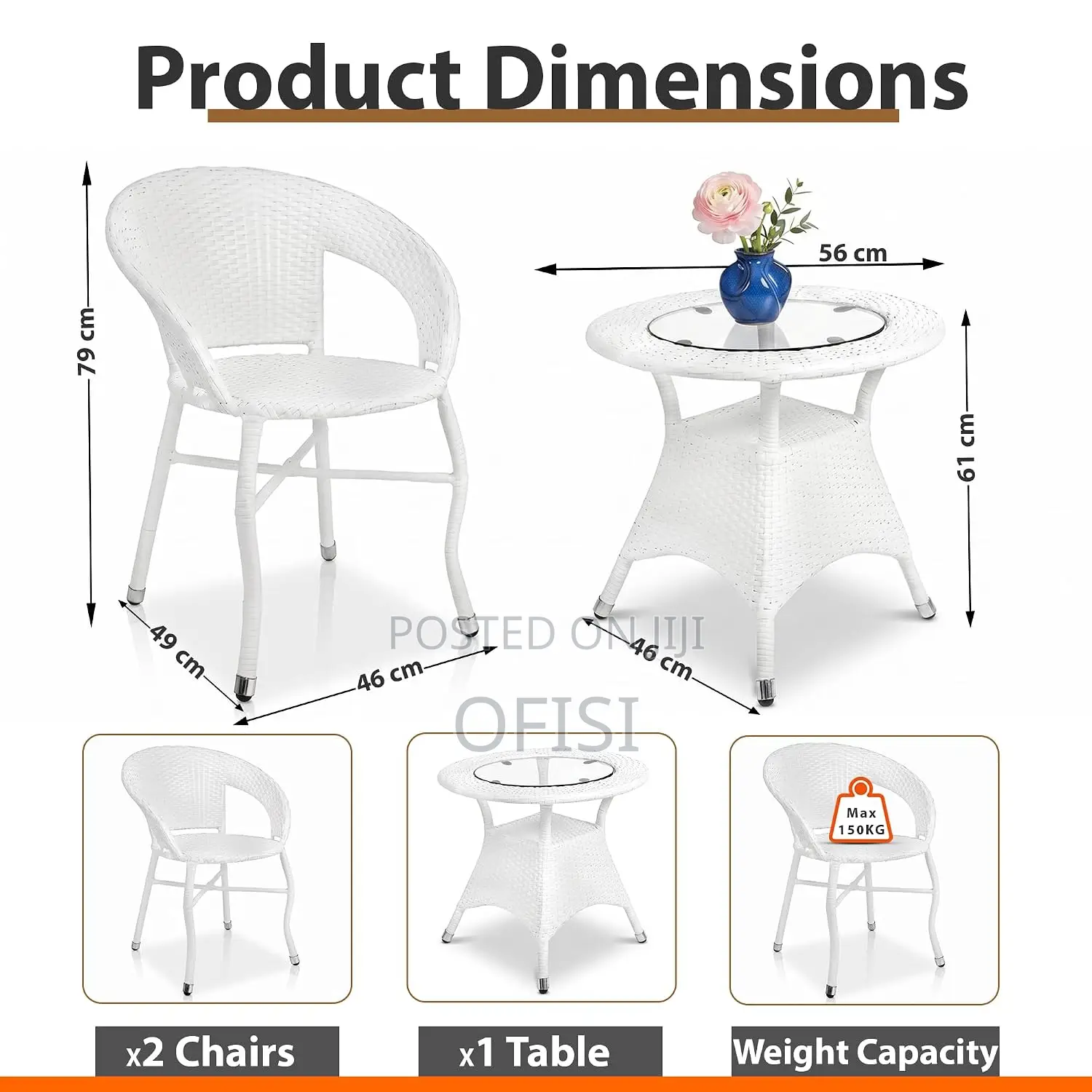 Rattan Sets: 2-Seater Outdoor Set