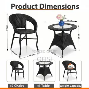 Rattan Sets: 2-Seater Outdoor Set