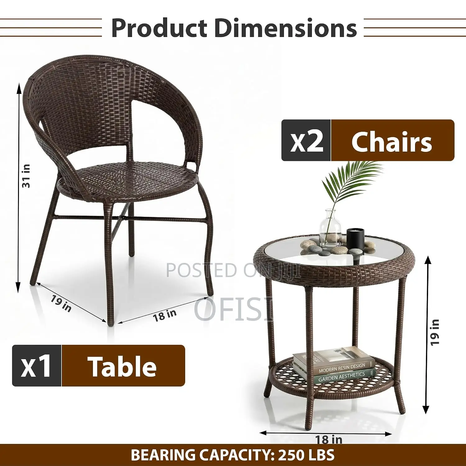 Rattan Sets: 2-Seater Outdoor Set