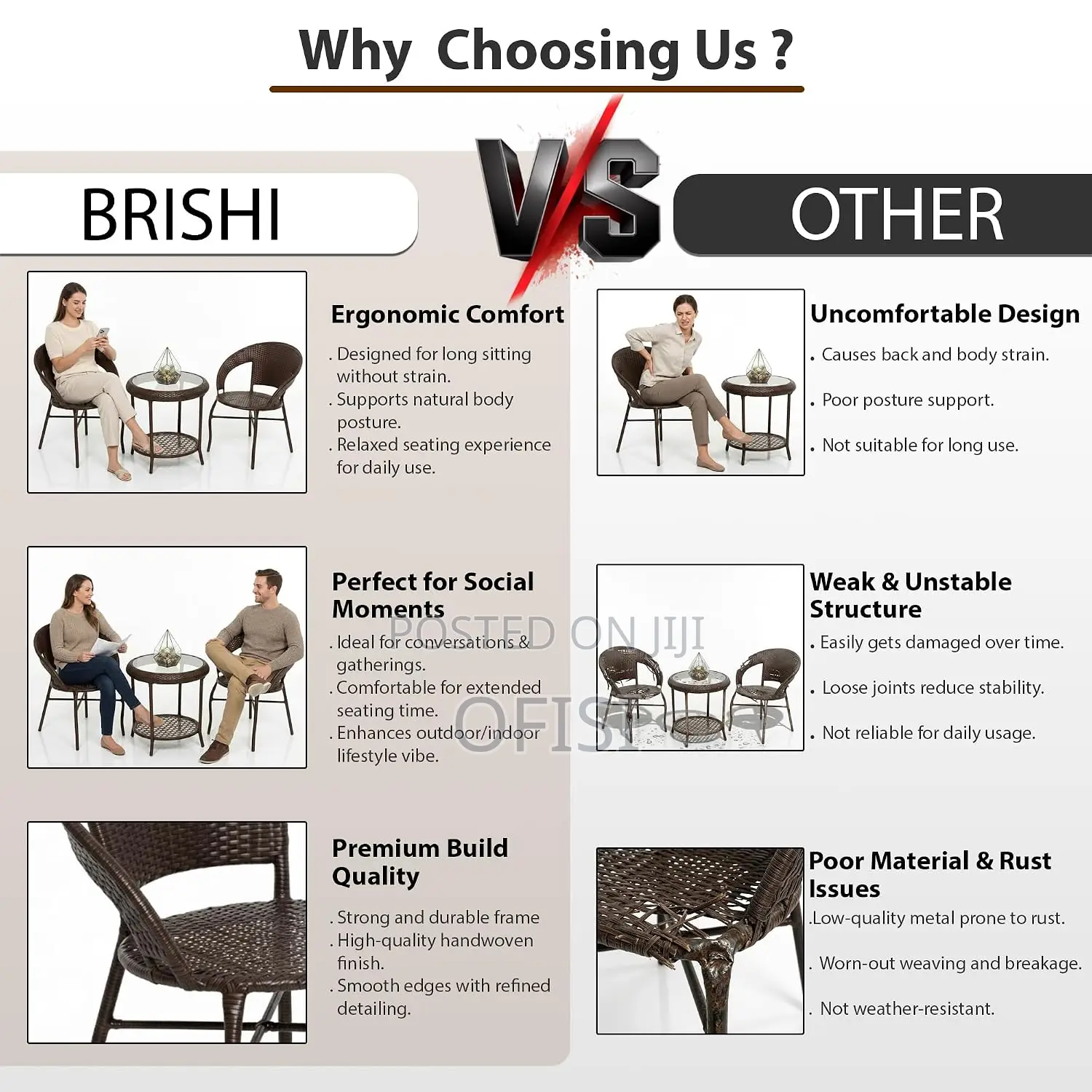 Rattan Sets: 2-Seater Outdoor Set