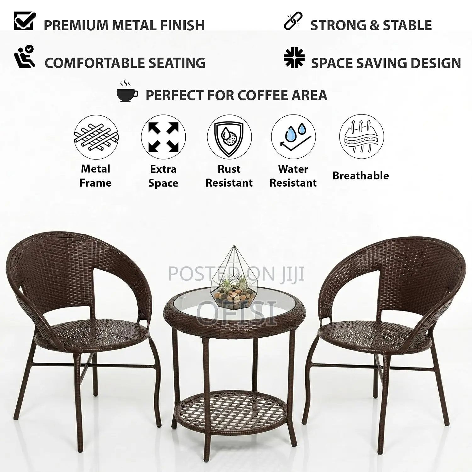 Rattan Sets: 2-Seater Outdoor Set