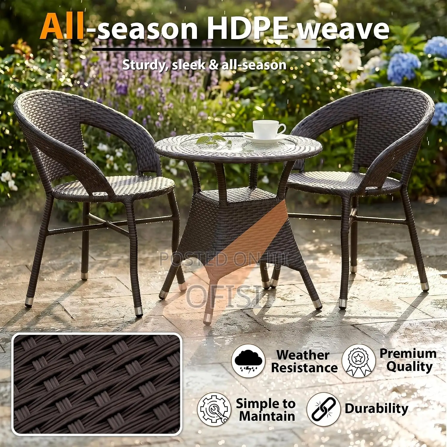 Rattan Sets: 2-Seater Outdoor Set
