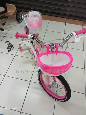 Lady Bird Girls' Kids Bicycle Equipped With Removable Training Wheels