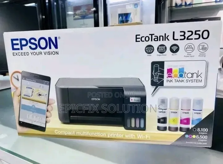 Ecotank Ink Tank System,L3250 Printer and Wireless Available