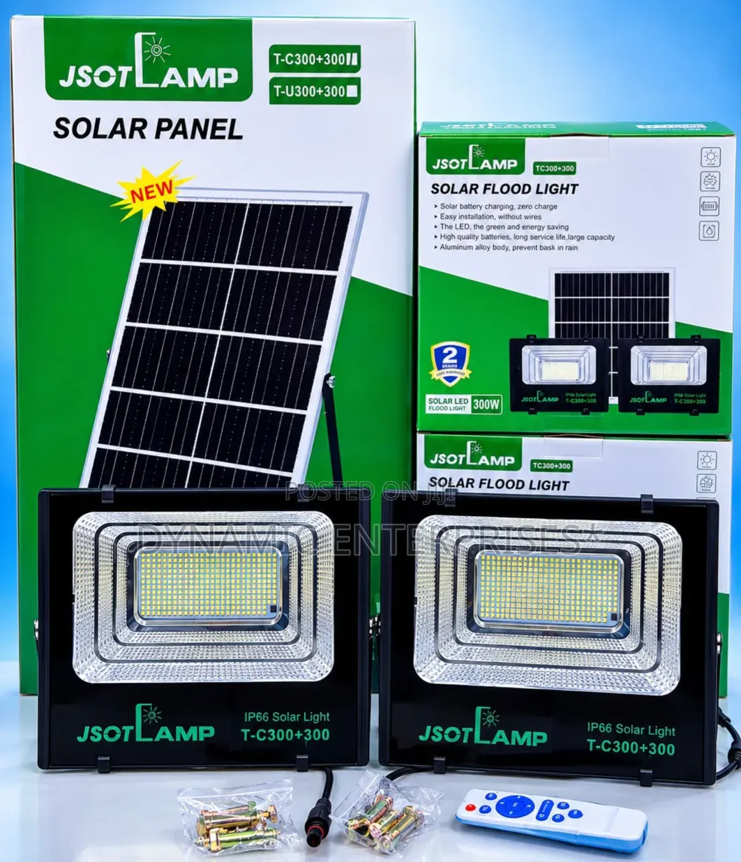 Jsot Lamp**Super Solar 2in1**300+300Watts