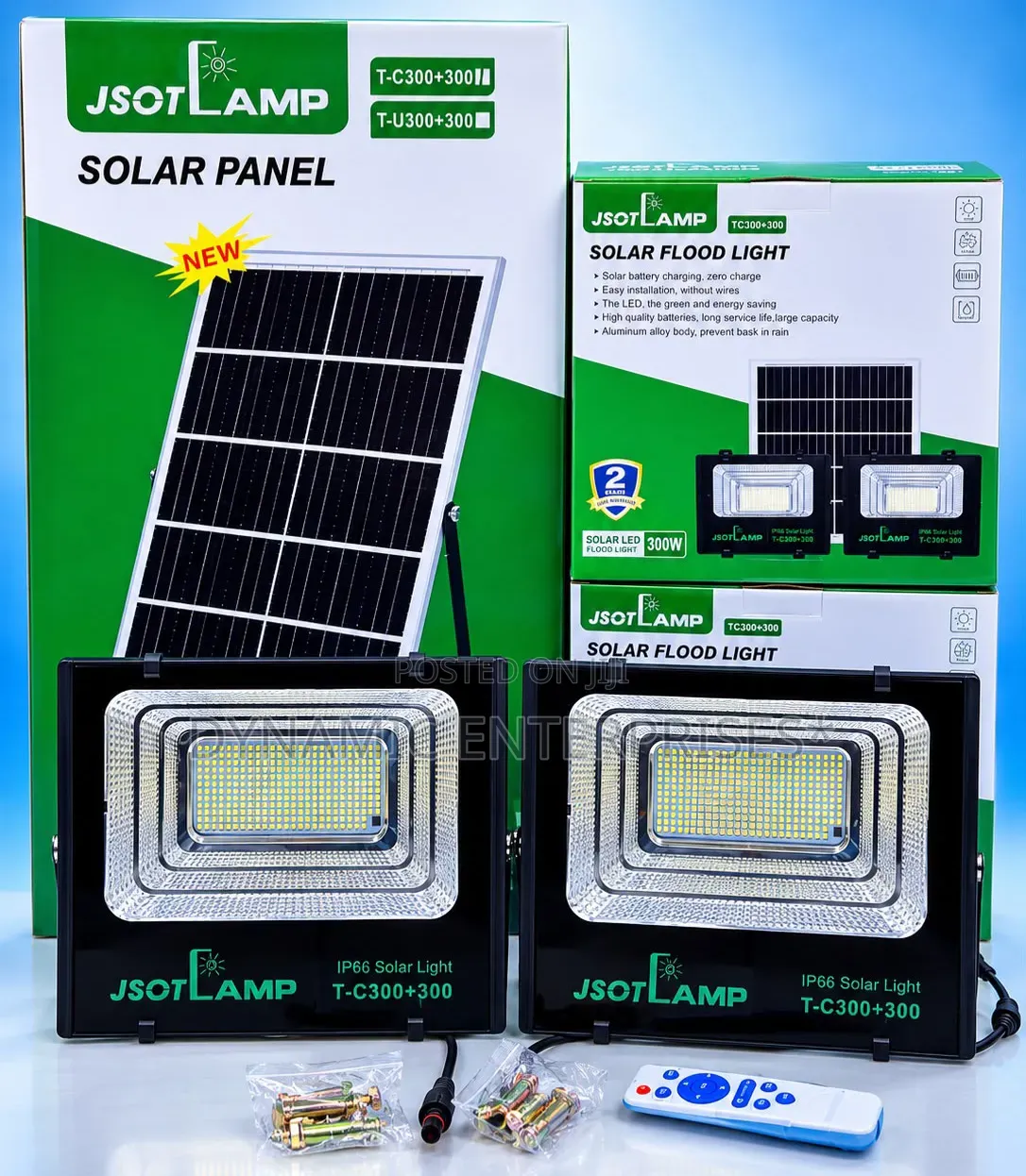 Jsot Lamp**Super Solar 2in1**300+300Watts