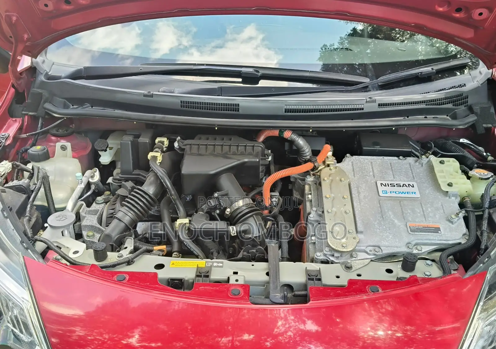 Nissan Note 1.2 Hybrid 2019 Red