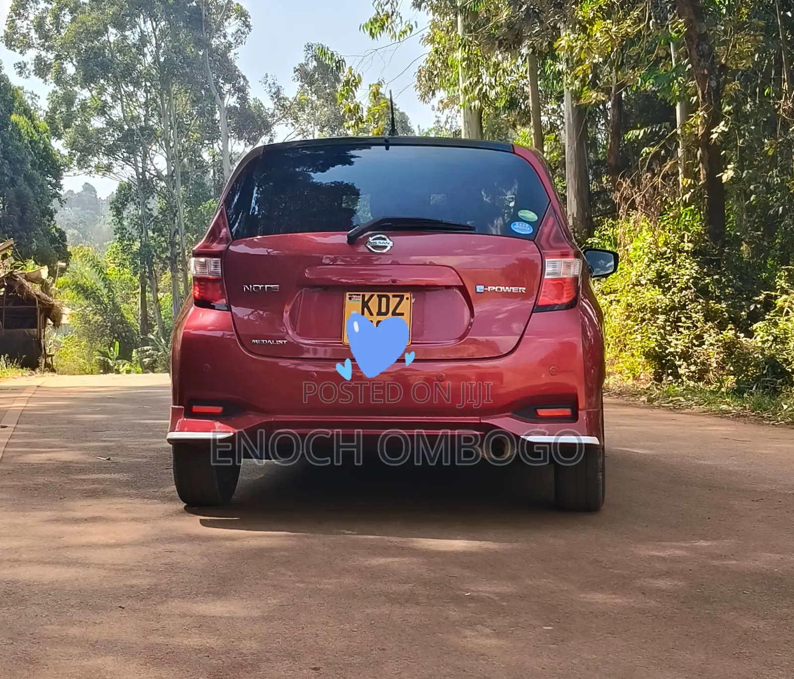 Nissan Note 1.2 Hybrid 2019 Red