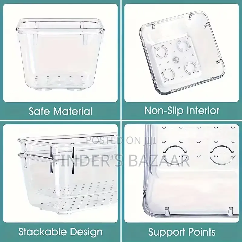 28pc Set Acrylic Drawer Organizer Bins.