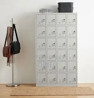 Office Cabinet : 24-Compartment Staff Storage Locker