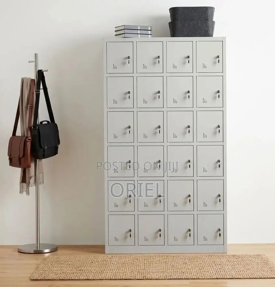 Office Cabinet : 24-Compartment Staff Storage Locker