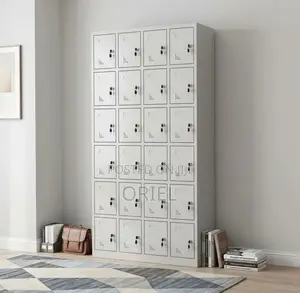 Office Cabinet : 24-Compartment Staff Storage Locker