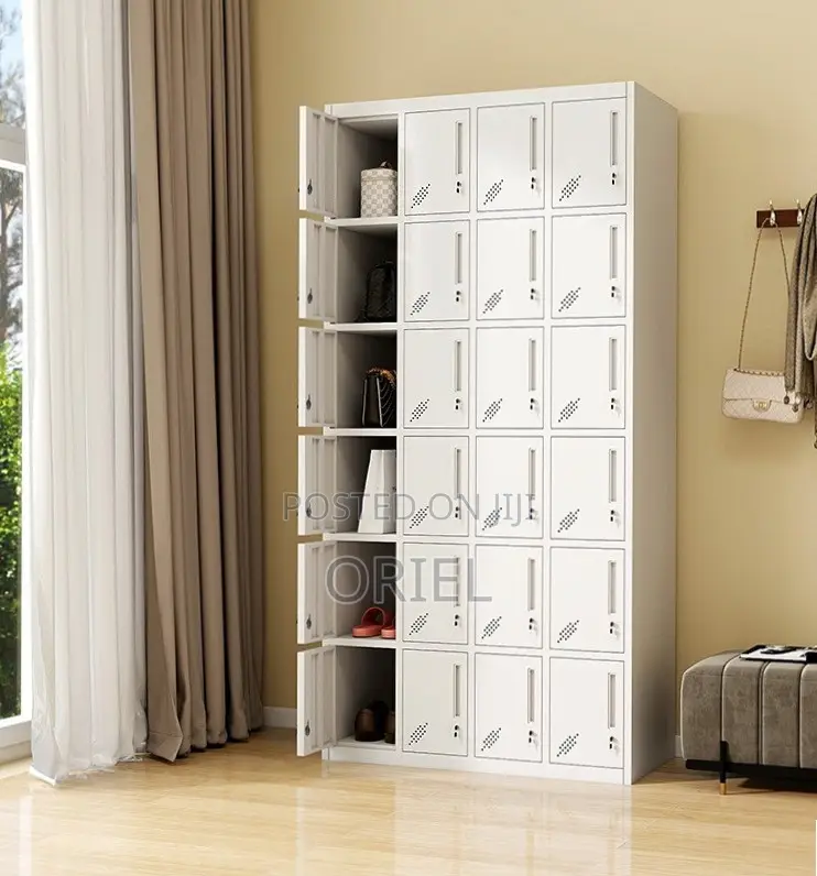 Office Cabinet : 24-Compartment Staff Storage Locker