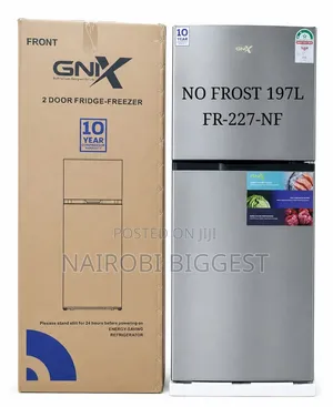 197 Litres Gnix NO FROST FR-227-NF Double Refrigerator