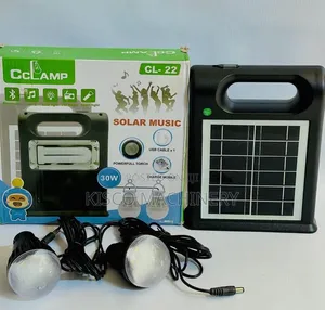 Solar Emergency Lamp With 2 Bulbs/Cclamp Cl-22