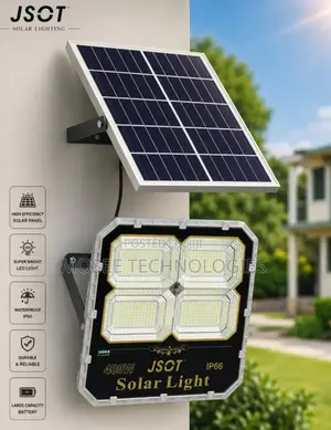 JSOT 400W High-Power Solar Lamp Powerful Outdoor Solar Lamp
